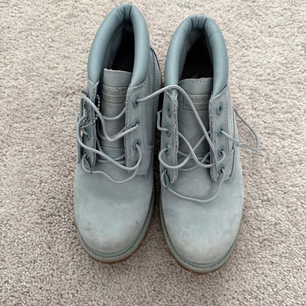 Timberland 6-Inch Premium Waterproof Light Blue Boots